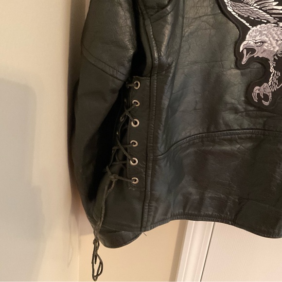 Vintage Hudson Leather Motorcycle Jacket - Picture 8 of 12